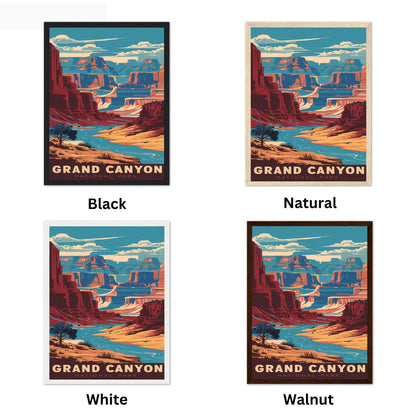 Grand Canyon Vintage Travel Poster - Iconic American Landscape