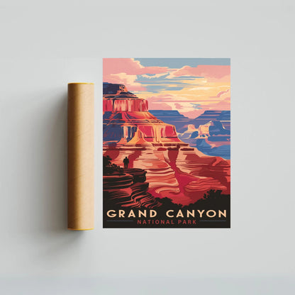 Grand Canyon Vintage Travel Poster - Timeless Wonder