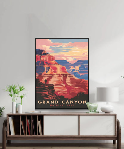 Grand Canyon Vintage Travel Poster - Timeless Wonder