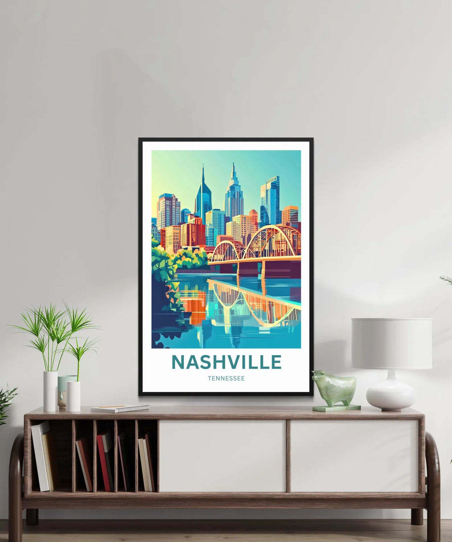 Nashville Travel Poster