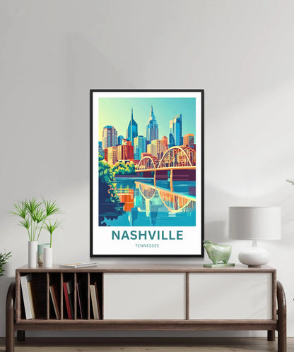 Nashville Travel Poster