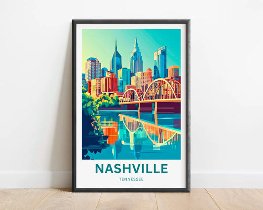 Nashville Travel Poster