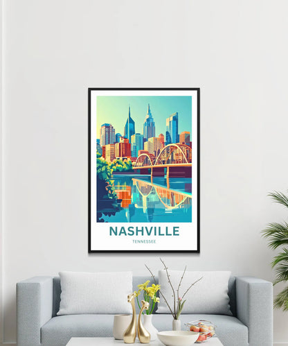 Nashville Travel Poster