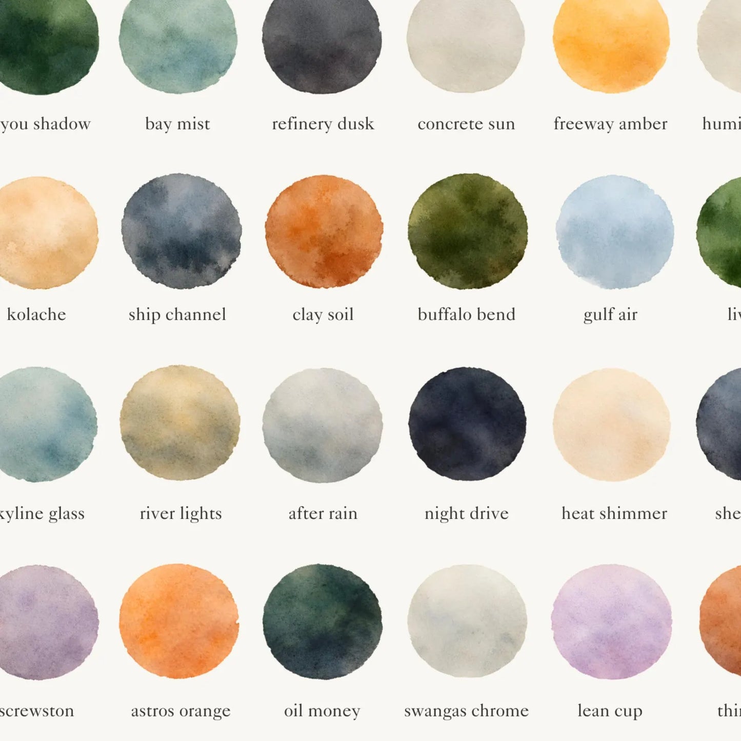 The Colors of Houston – Watercolor