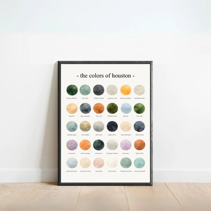 The Colors of Houston – Watercolor