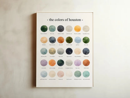 The Colors of Houston – Watercolor