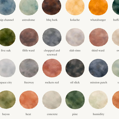 The Colors of Houston – Watercolor