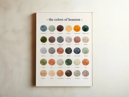 The Colors of Houston – Watercolor