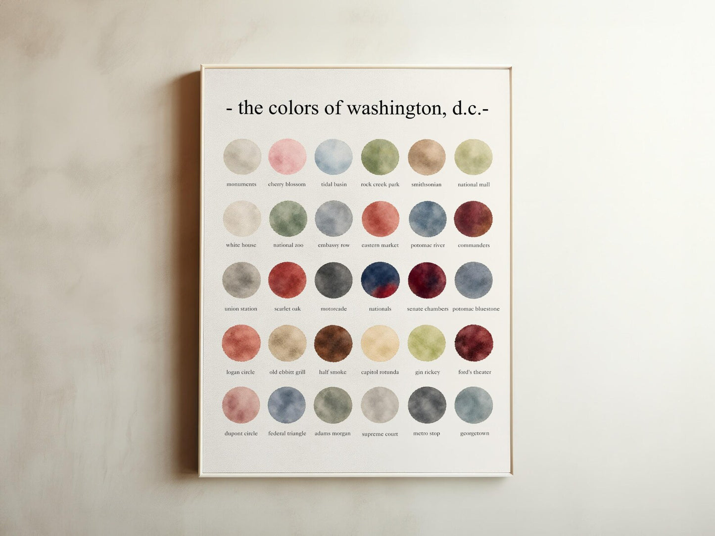 The Colors of Washington, D.C