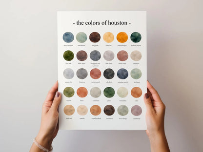 The Colors of Houston – Watercolor