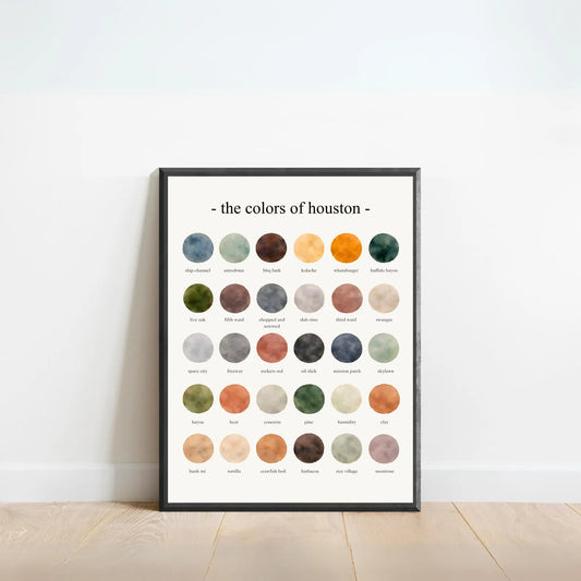 The Colors of Houston – Watercolor