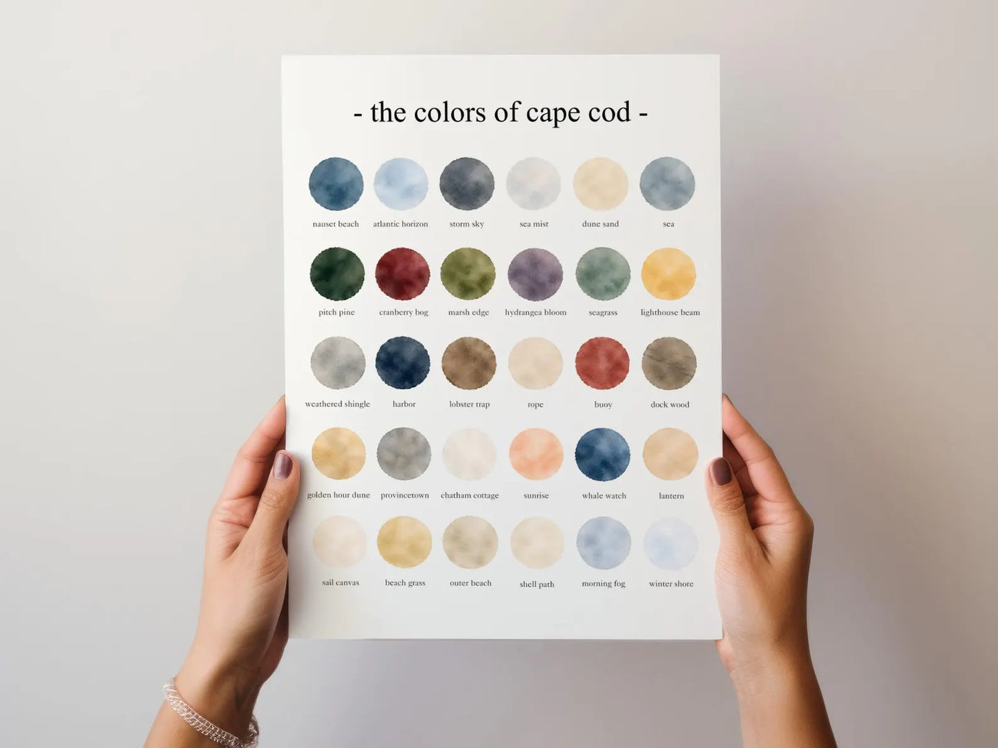 The Colors of Cape Cod - Watercolor Print