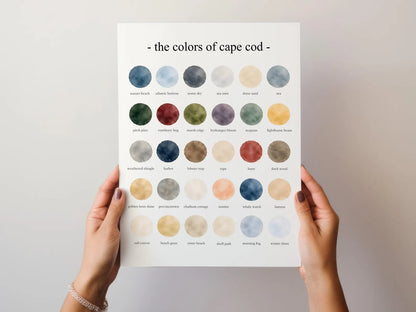 The Colors of Cape Cod - Watercolor Print