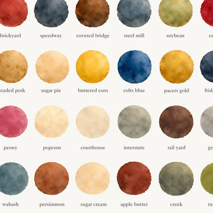 The Colors of Indiana