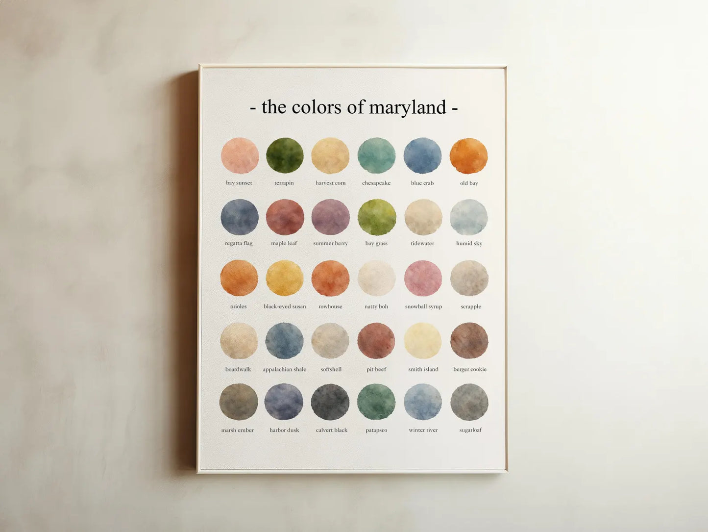 The Colors of Maryland