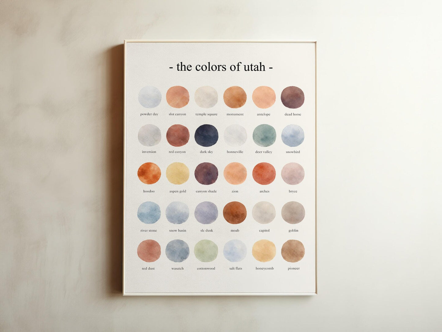 The Colors of Utah