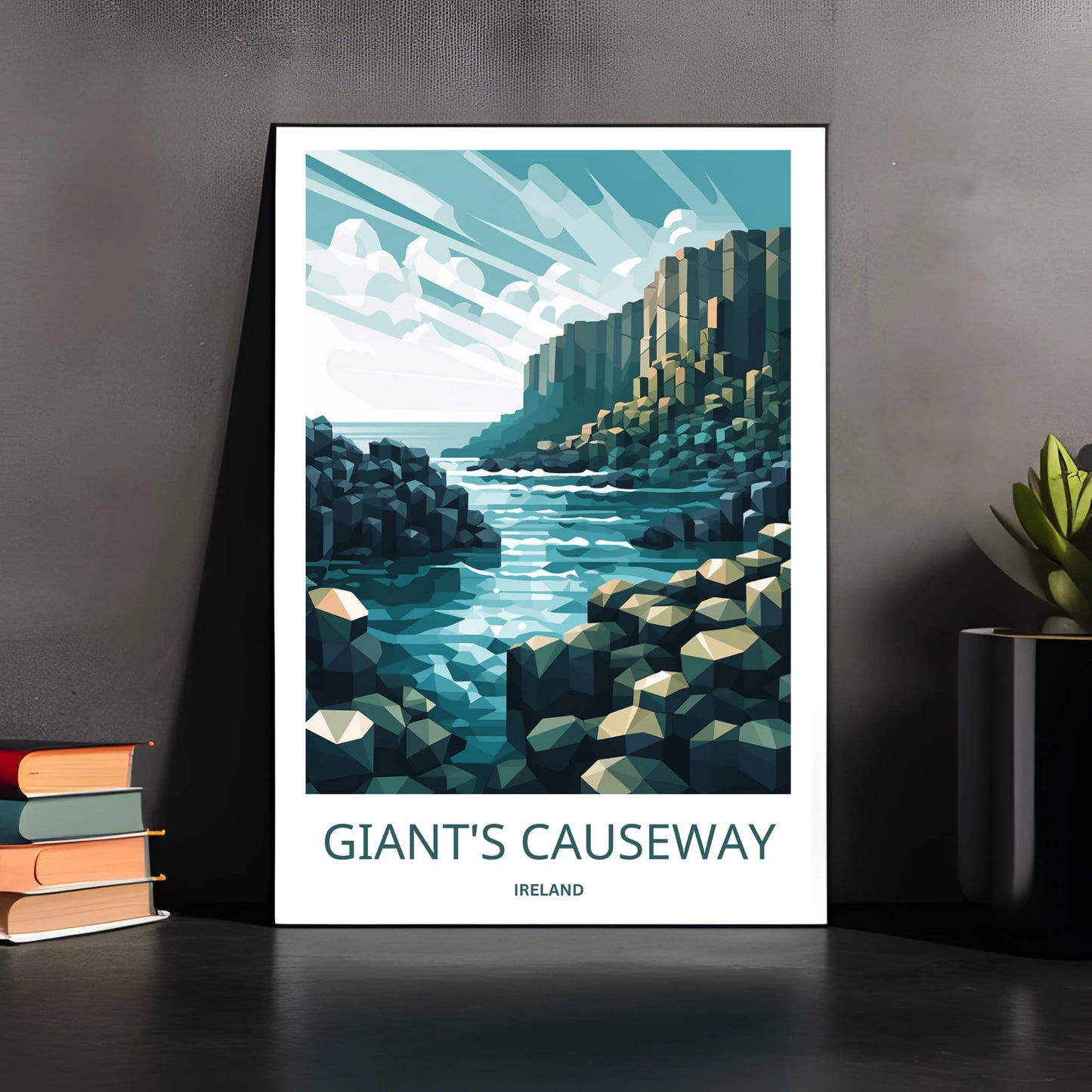 The Giant's Causeway Travel Poster