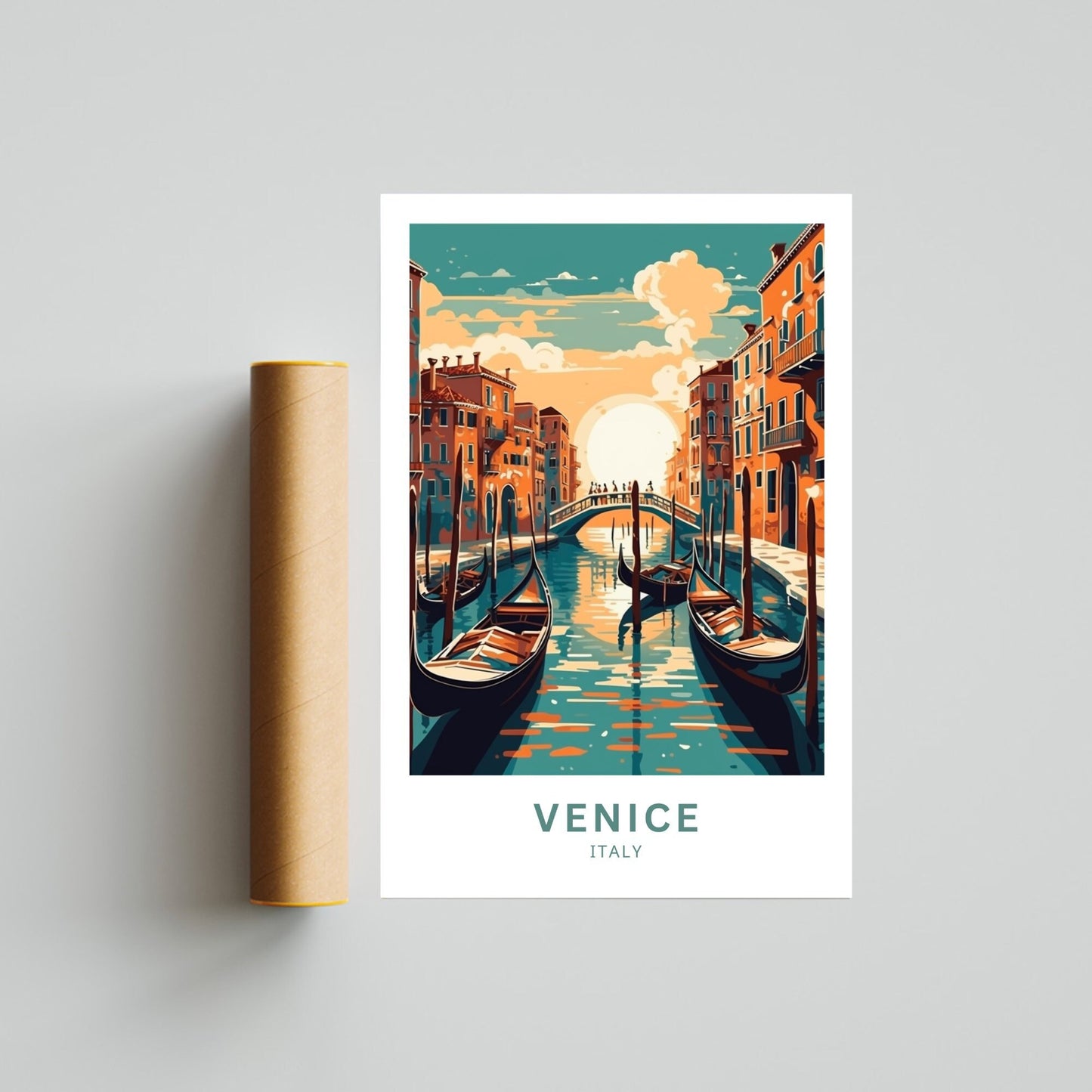 Venice Travel Poster