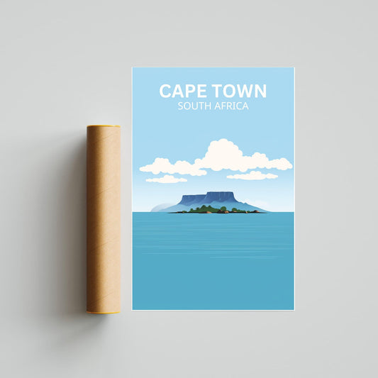 Cape Town Travel Poster