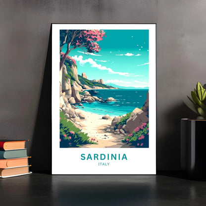 Sardinia Travel Poster