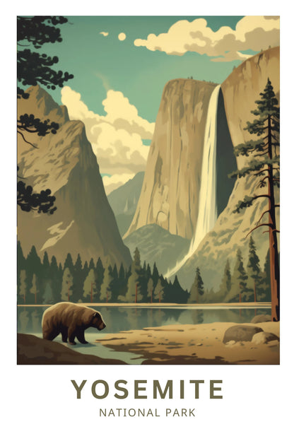 Yosemite Travel Poster