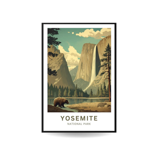 Yosemite Travel Poster