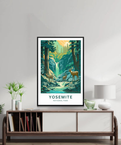 Yosemite Travel Poster