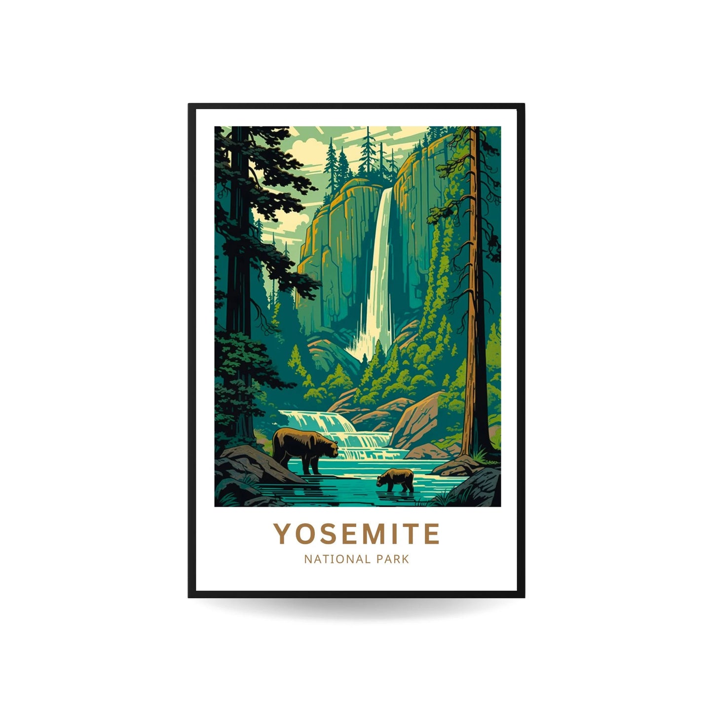 Yosemite Travel Poster