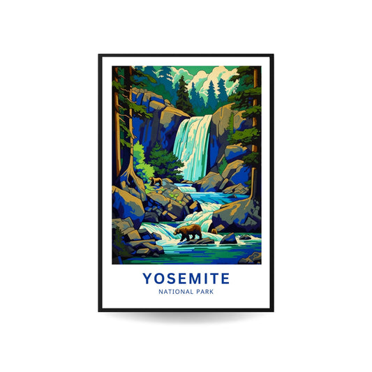 Yosemite Travel Poster