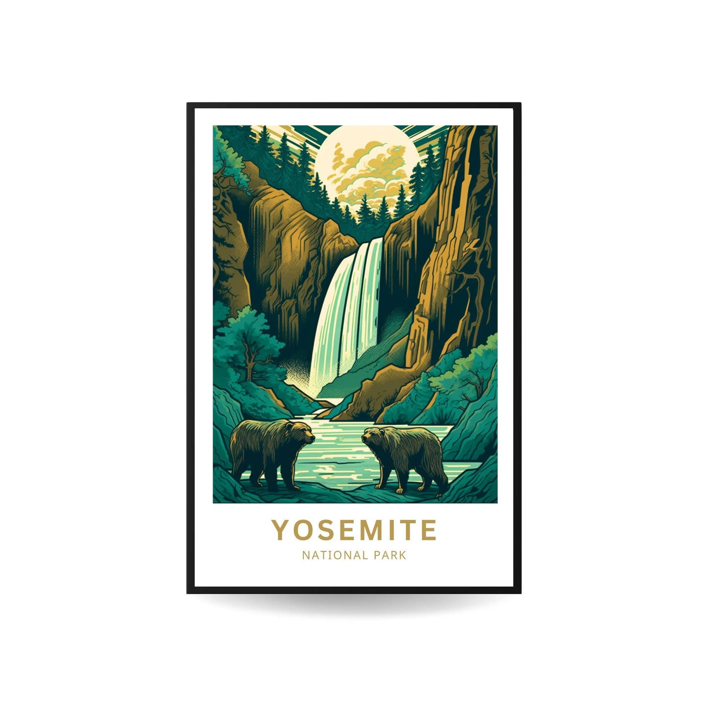 Yosemite Travel Poster