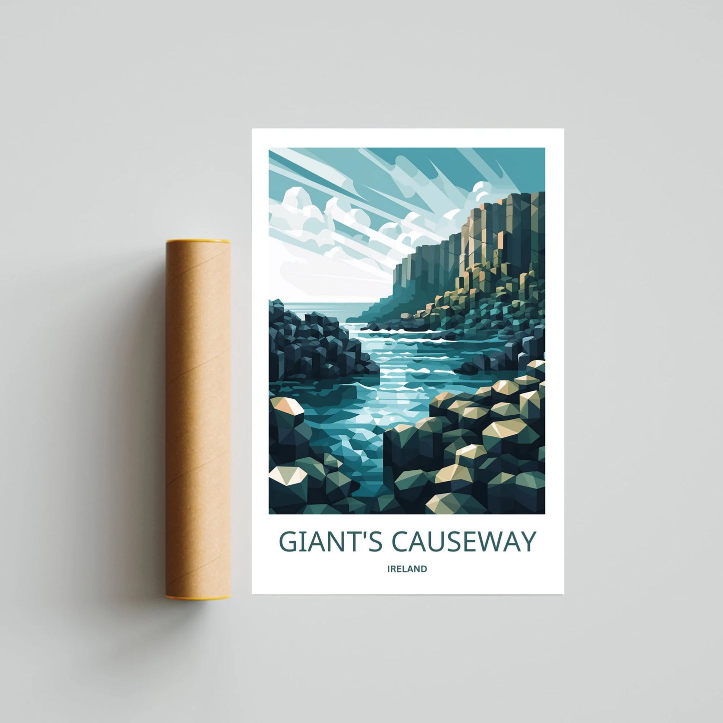 The Giant's Causeway Travel Poster