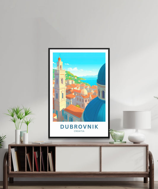 Dubrovnik Travel Poster
