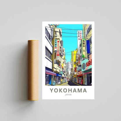 Yokohama  Travel Poster