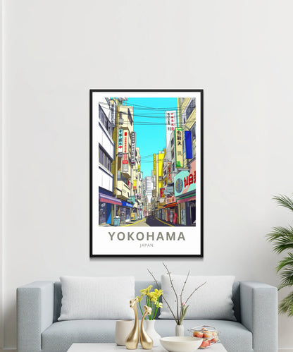 Yokohama  Travel Poster