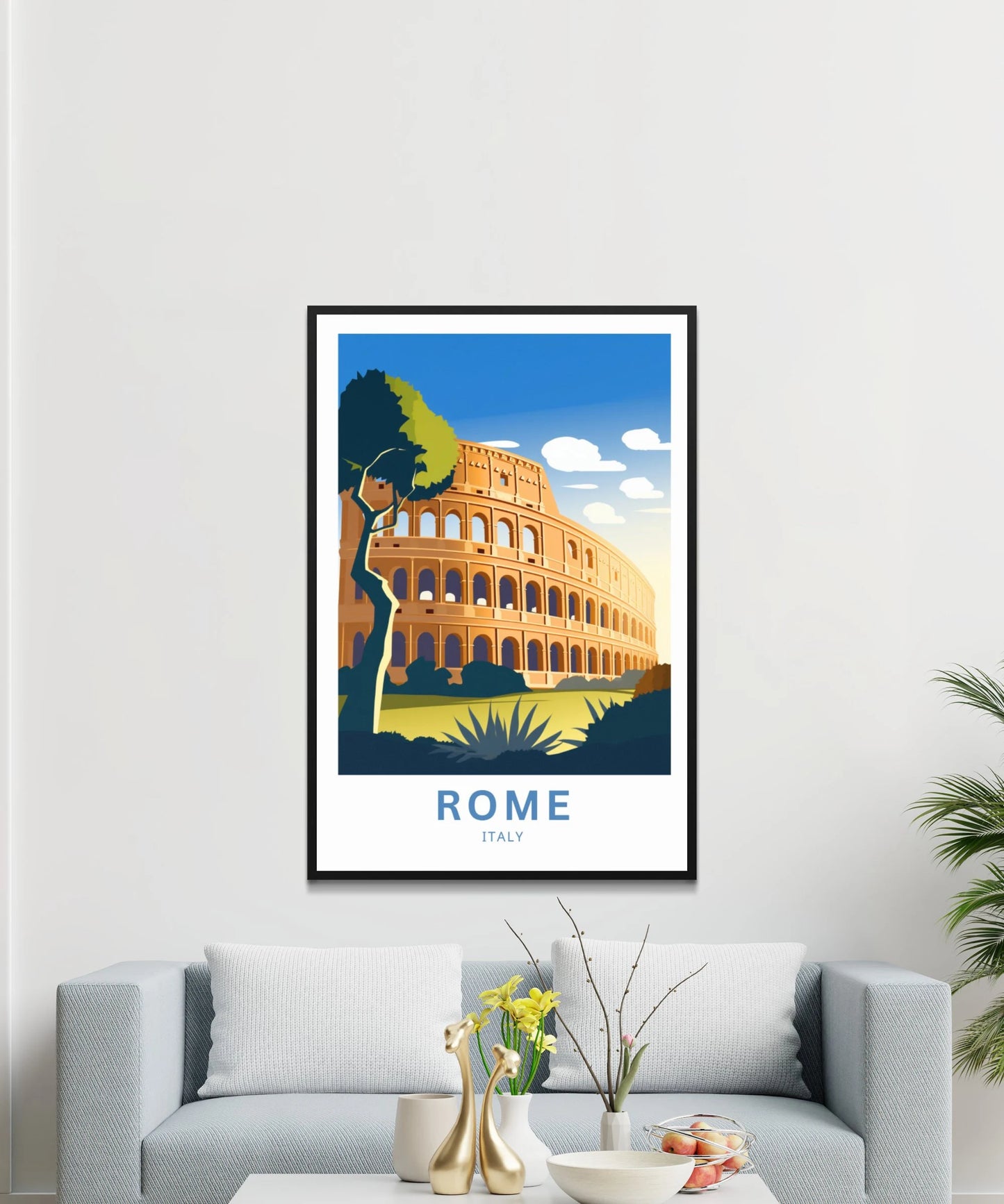 Rome travel print