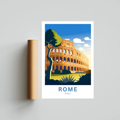 Rome travel print