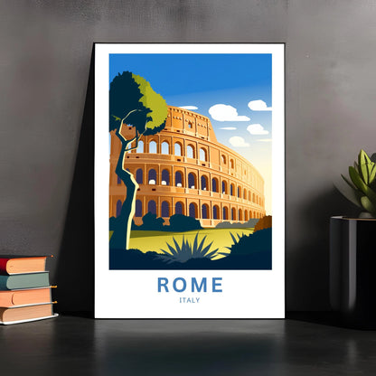 Rome travel print