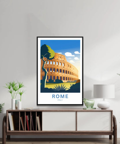 Rome travel print