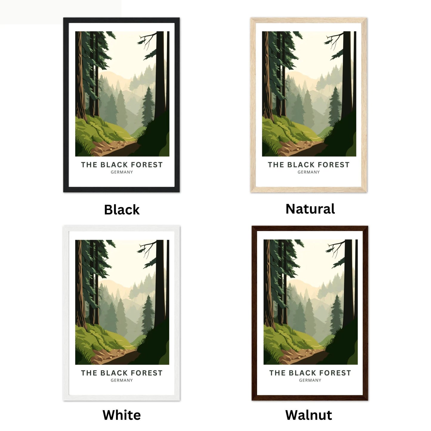 The Black Forest Travel Poster