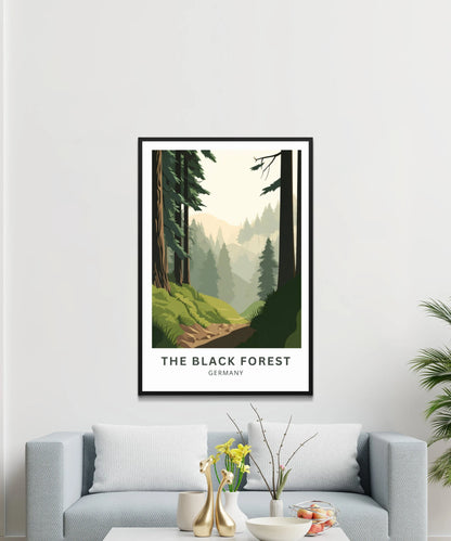 The Black Forest Travel Poster