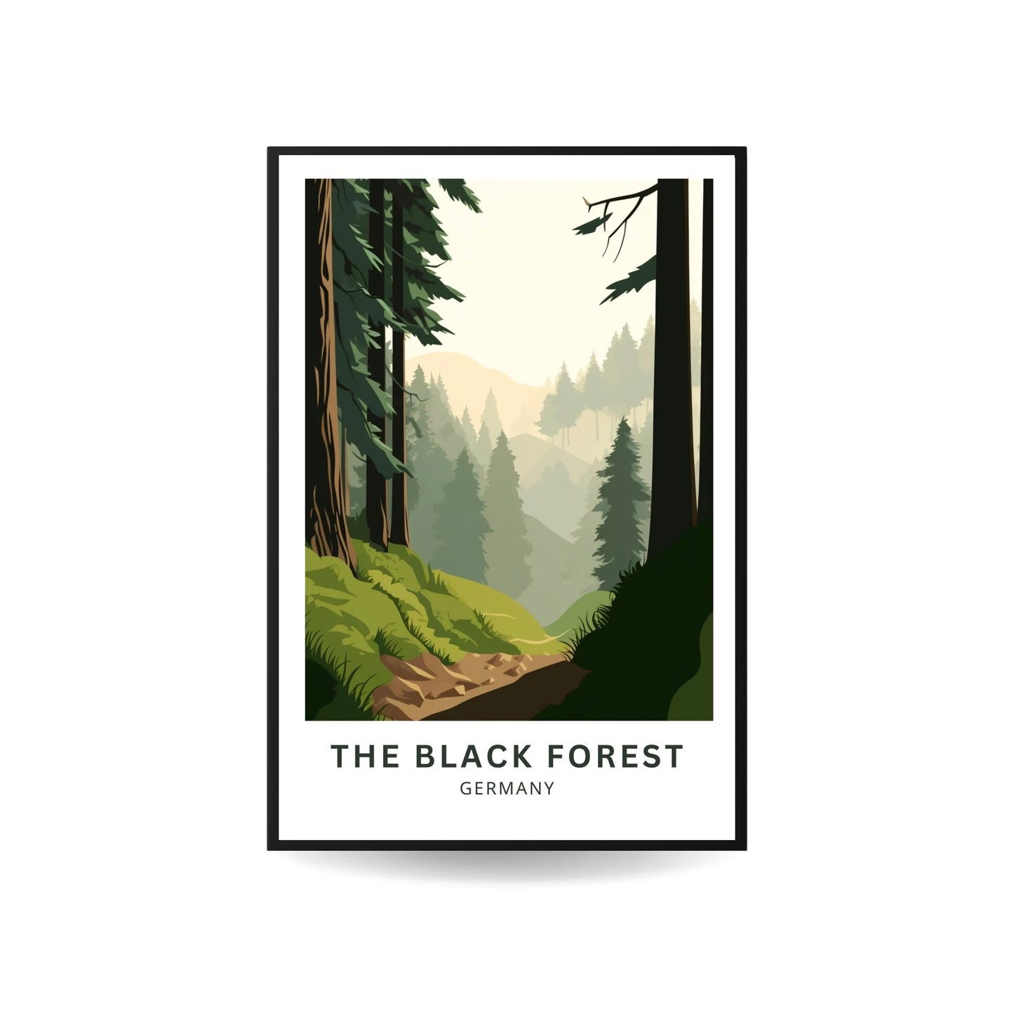 The Black Forest Travel Poster