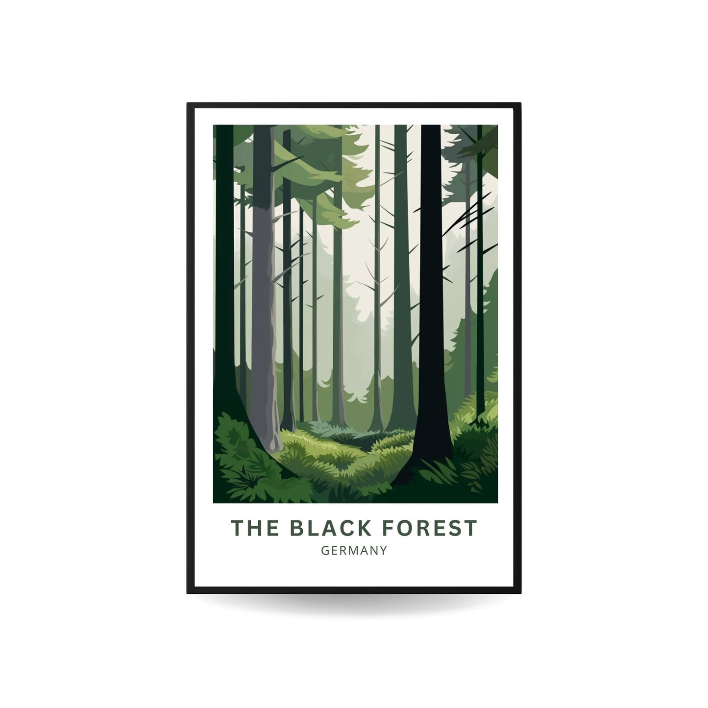 The Black Forest Travel Poster