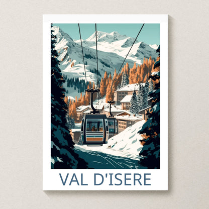 Val d'isere Travel Poster