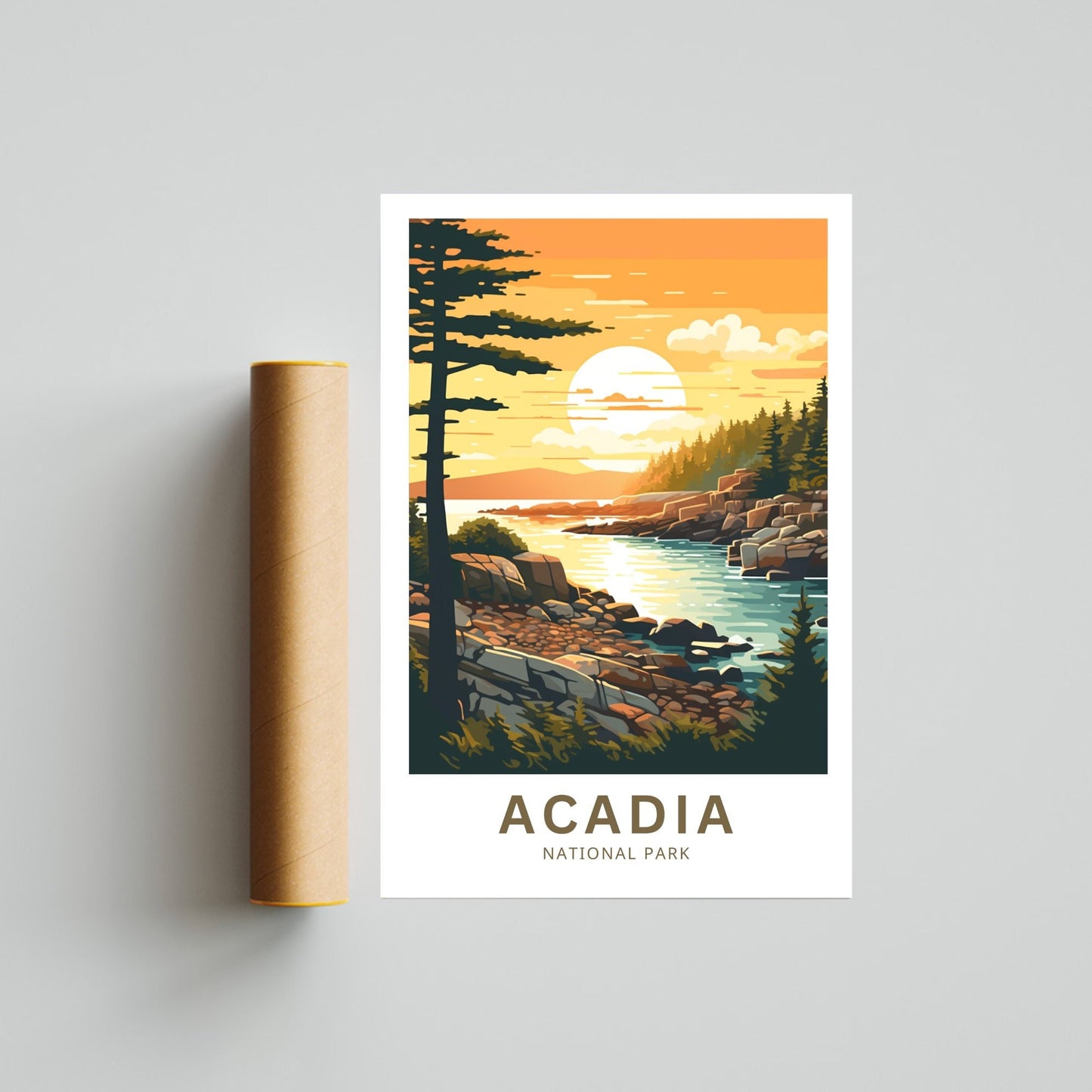 Acadia National Park Travel Print - Adventure Awaits