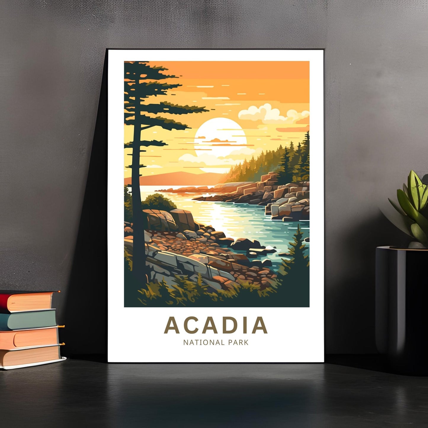 Acadia National Park Travel Print - Adventure Awaits