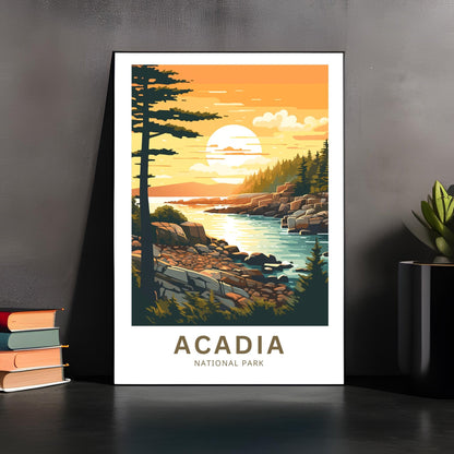 Acadia National Park Travel Print - Adventure Awaits