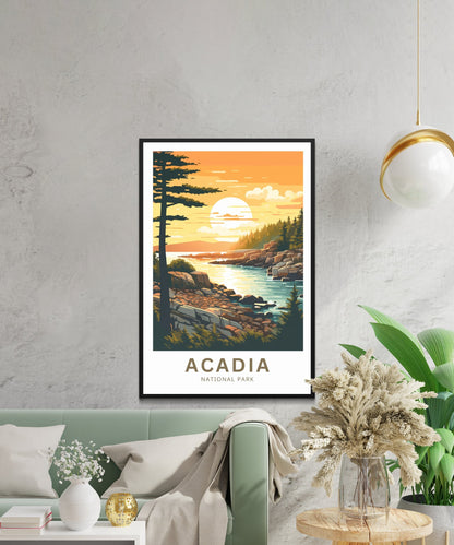 Acadia National Park Travel Print - Adventure Awaits