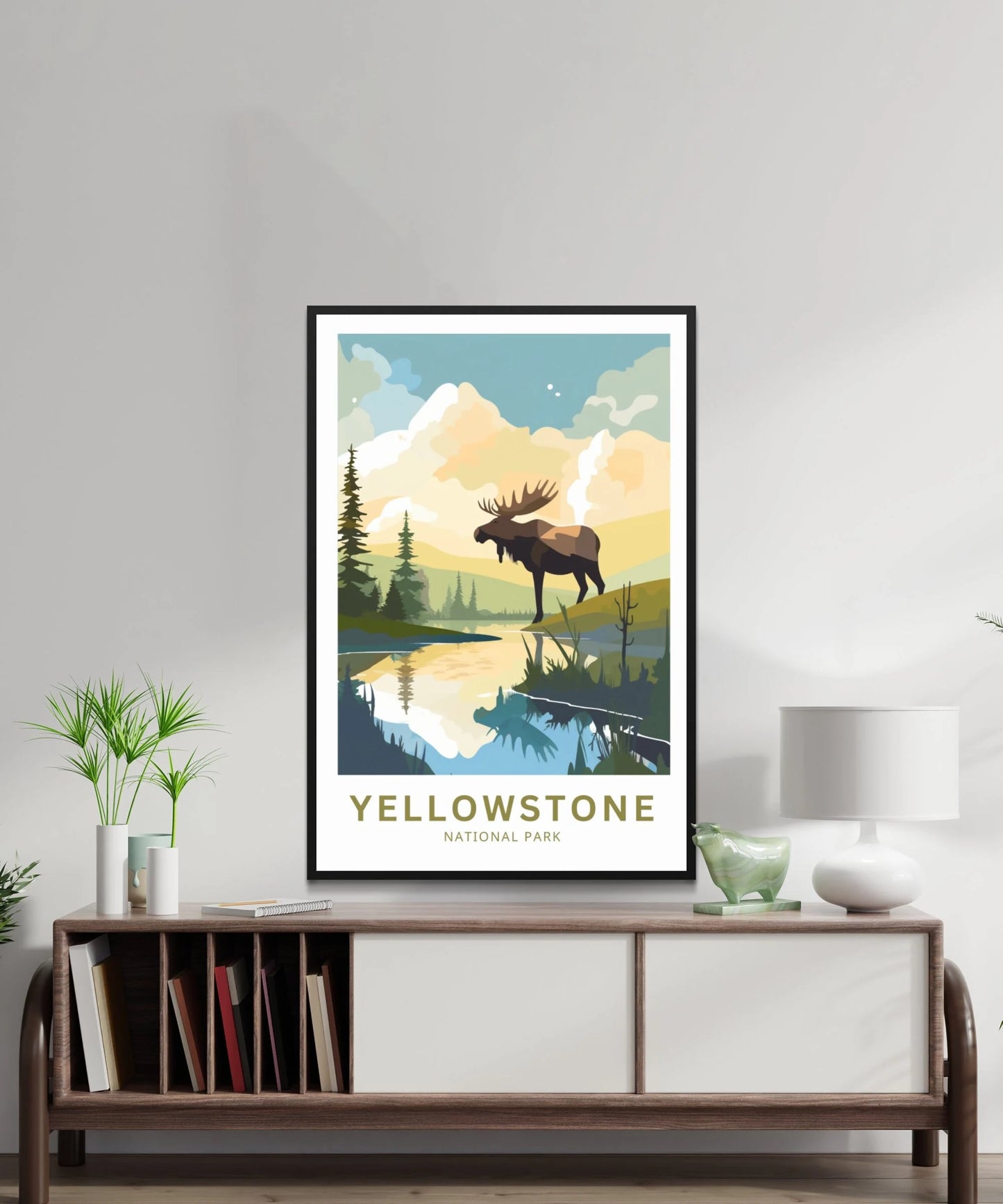 Yellowstone National Park  Travel Poster