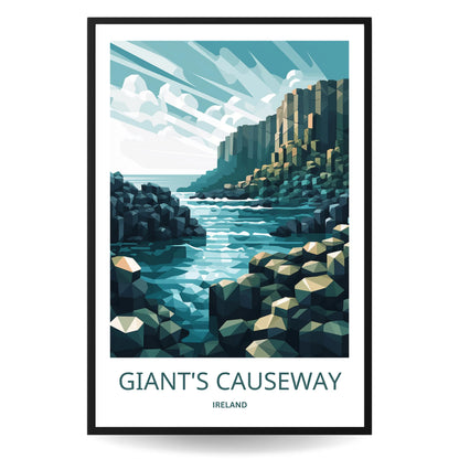 The Giant's Causeway Travel Poster