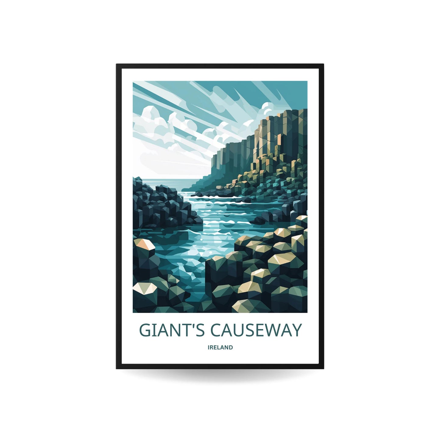 The Giant's Causeway Travel Poster